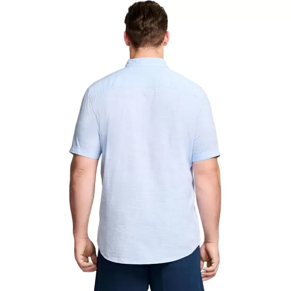 IZOD Men's Big and Tall Saltwater Dockside Short Sleeve Button Down Shirt