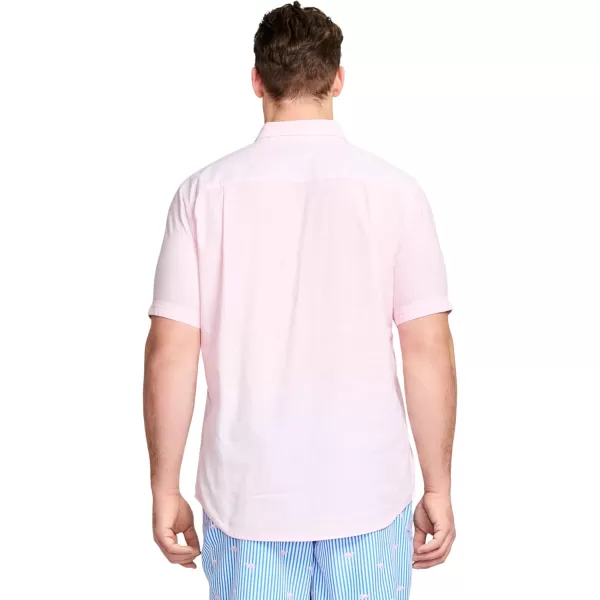 IZOD Men's Big and Tall Saltwater Dockside Short Sleeve Button Down Shirt