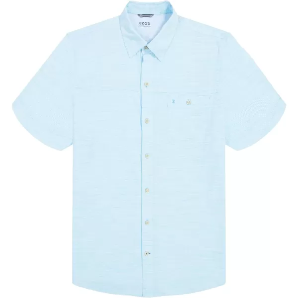 IZOD Men's Big and Tall Saltwater Dockside Short Sleeve Button Down Shirt
