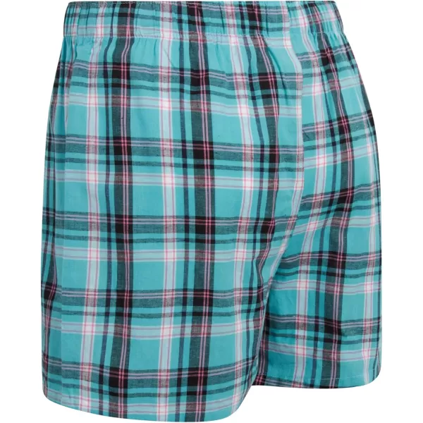 IZOD Men's Boxer Shorts - 6 Pack Loose Fit Mens Cotton Woven Underwear Boxers - Soft Breathable Boxers for Men 