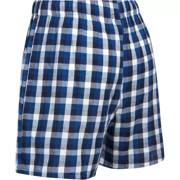 IZOD Men's Boxer Shorts - 8 Pack Loose Fit Mens Underwear Boxers with Button Fly - Classic Woven Boxers for Men 