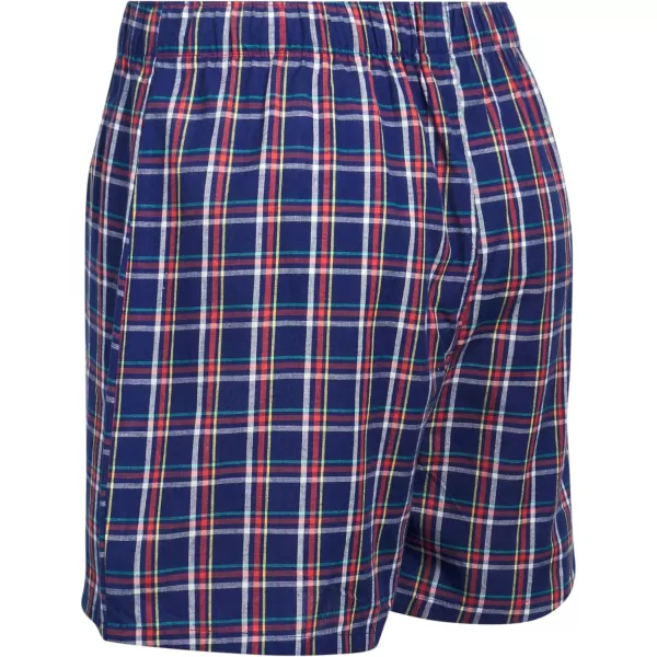 IZOD Men's Boxer Shorts - 8 Pack Loose Fit Mens Underwear Boxers with Button Fly - Classic Woven Boxers for Men 