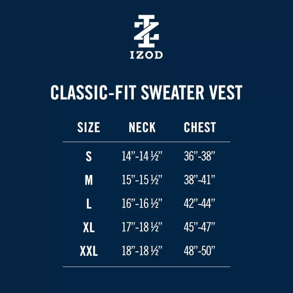 IZOD Men's Fine Gauge V-Neck Sweater Vest