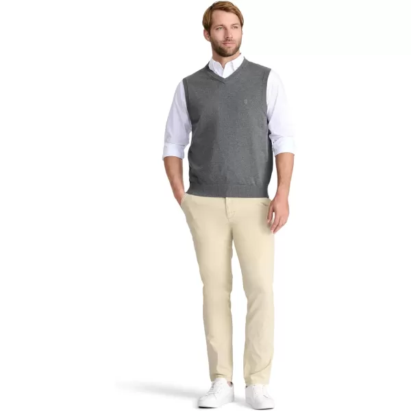 IZOD Men's Fine Gauge V-Neck Sweater Vest