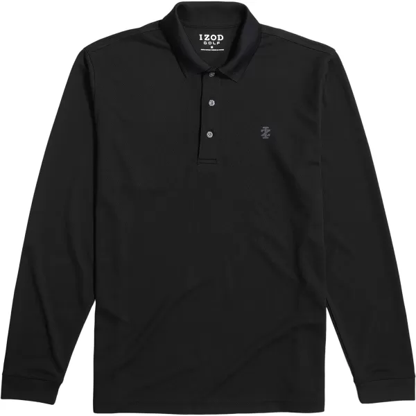 IZOD Men's Golf Long Sleeve Tournament Polo