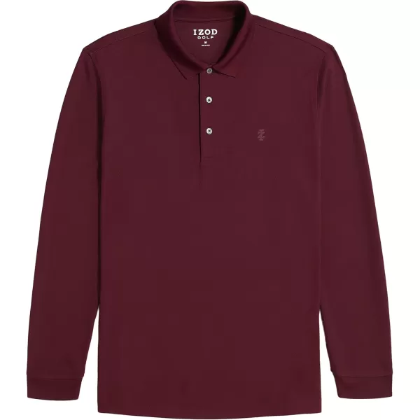 IZOD Men's Golf Long Sleeve Tournament Polo