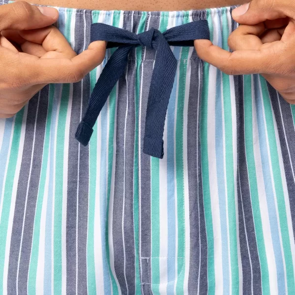 IZOD Men's Poly-rayon Yarn-dye Woven Sleep Pant Pajama Bottom