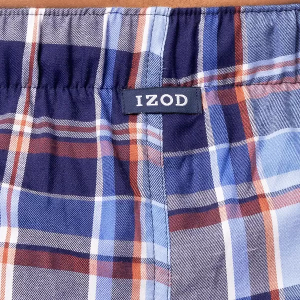 IZOD Men's Poly-rayon Yarn-dye Woven Sleep Pant Pajama Bottom