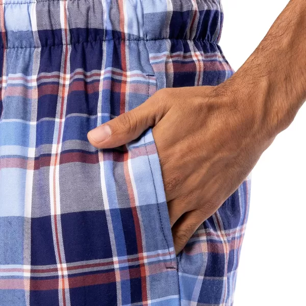 IZOD Men's Poly-rayon Yarn-dye Woven Sleep Pant Pajama Bottom