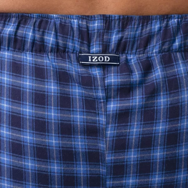 IZOD Men's Poly-rayon Yarn-dye Woven Sleep Pant Pajama Bottom