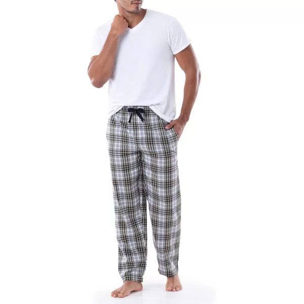 IZOD Men's Poly-rayon Yarn-dye Woven Sleep Pant Pajama Bottom