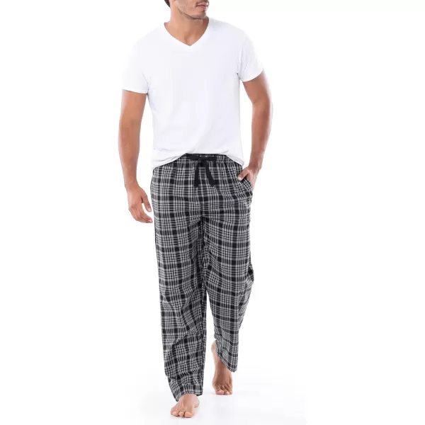 IZOD Men's Poly-rayon Yarn-dye Woven Sleep Pant Pajama Bottom