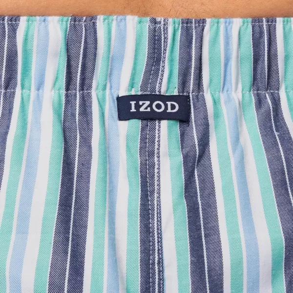IZOD Men's Poly-rayon Yarn-dye Woven Sleep Pant Pajama Bottom