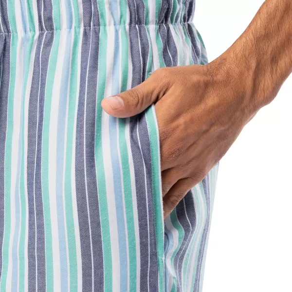IZOD Men's Poly-rayon Yarn-dye Woven Sleep Pant Pajama Bottom
