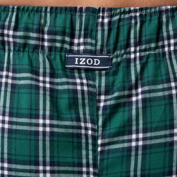 IZOD Men's Poly-rayon Yarn-dye Woven Sleep Pant Pajama Bottom