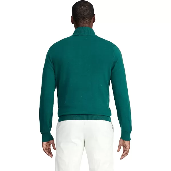 IZOD Men's Premium Essentials Quarter Zip Solid 12 Gauge Sweater