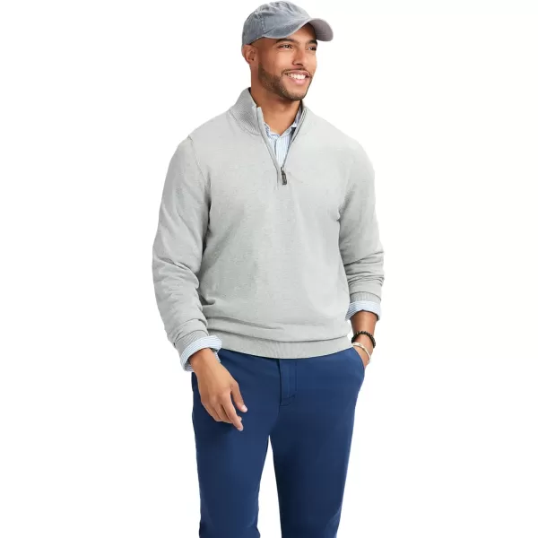 IZOD Men's Premium Essentials Quarter Zip Solid 12 Gauge Sweater