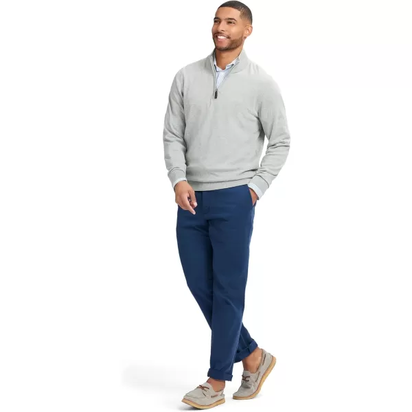 IZOD Men's Premium Essentials Quarter Zip Solid 12 Gauge Sweater