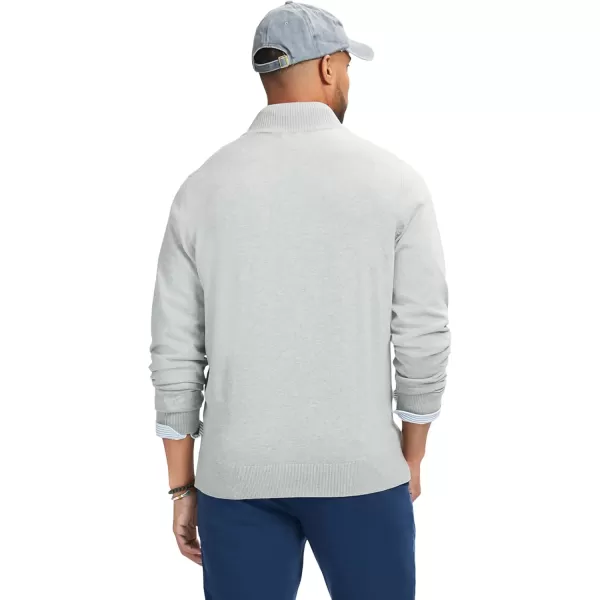 IZOD Men's Premium Essentials Quarter Zip Solid 12 Gauge Sweater