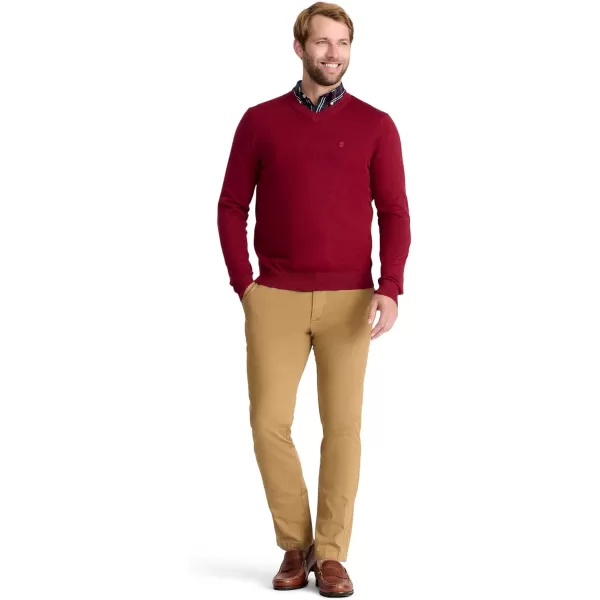 IZOD Men's Premium Essentials Solid V-Neck Sweater