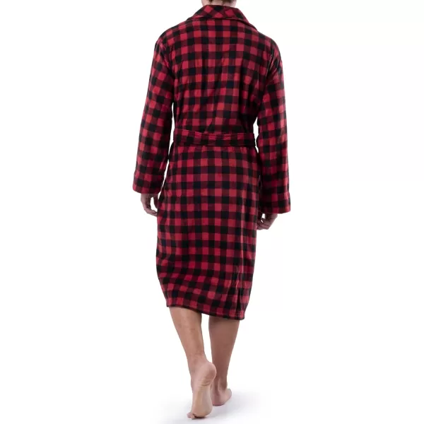 IZOD Men's Printed Microfleece Robe
