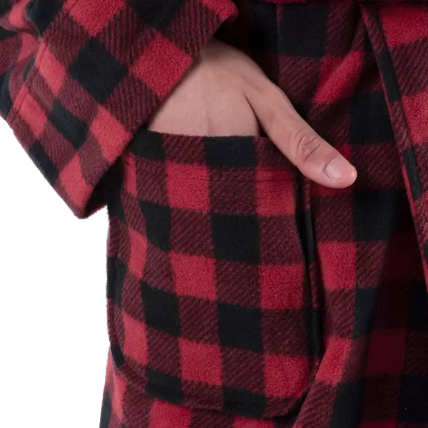 IZOD Men's Printed Microfleece Robe