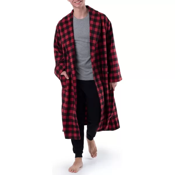 IZOD Men's Printed Microfleece Robe