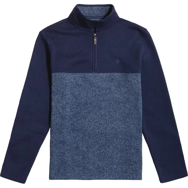 IZOD Men's Quarter Zip Sweater Fleece Pullover