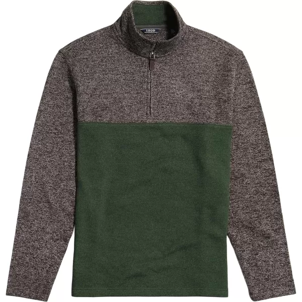 IZOD Men's Quarter Zip Sweater Fleece Pullover