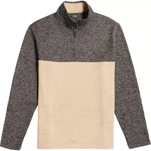 IZOD Men's Quarter Zip Sweater Fleece Pullover