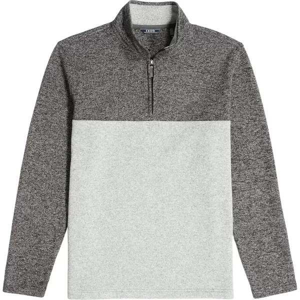 IZOD Men's Quarter Zip Sweater Fleece Pullover