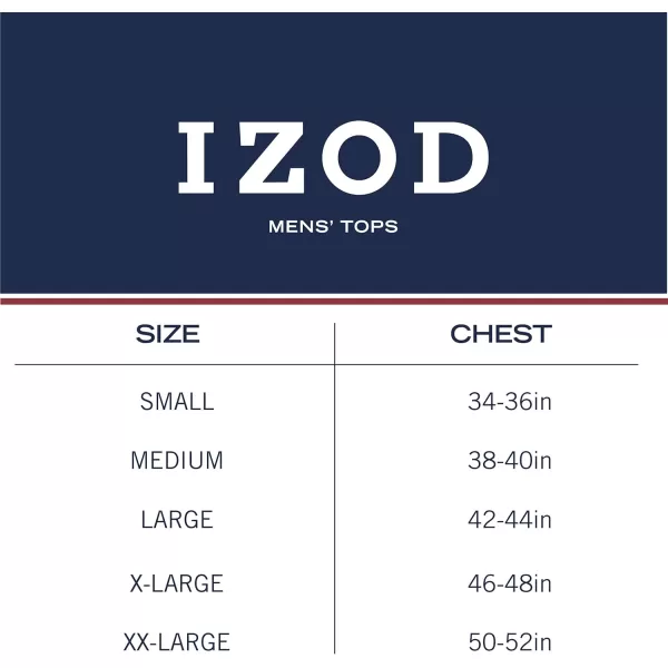 IZOD Men’s Undershirts – 5 Pack Soft Cotton Mens Tank Top Undershirts 