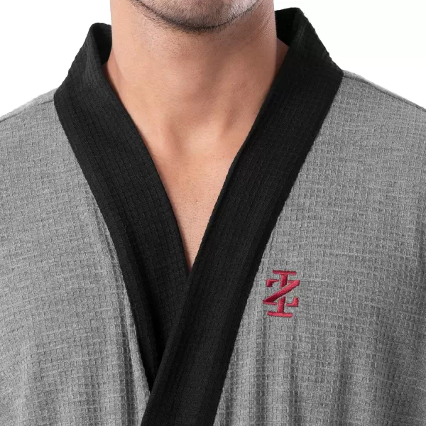 IZOD Men's Waffle Knit Kimono Robe