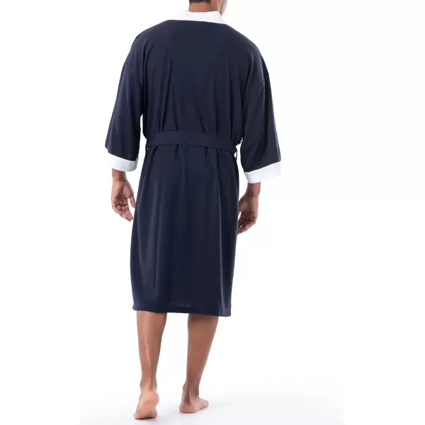 IZOD Men's Waffle Knit Kimono Robe