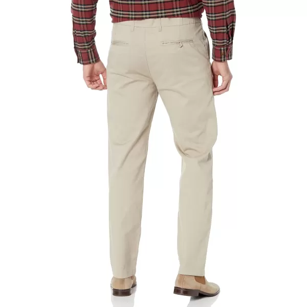 IZOD Men's Young Uniform Twill Khaki Pants, Flat Front &amp; Comfortable Waistband, Stretch Fabric