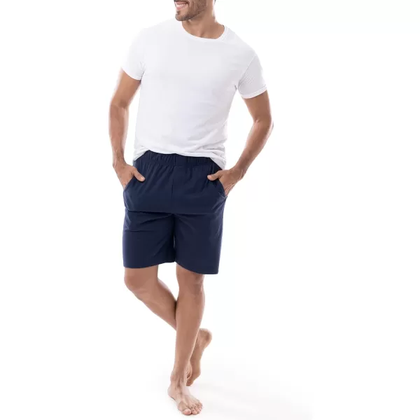 IZOD mens Cotton Polyester Jersey Sueded Jam Sleep Lounge Short