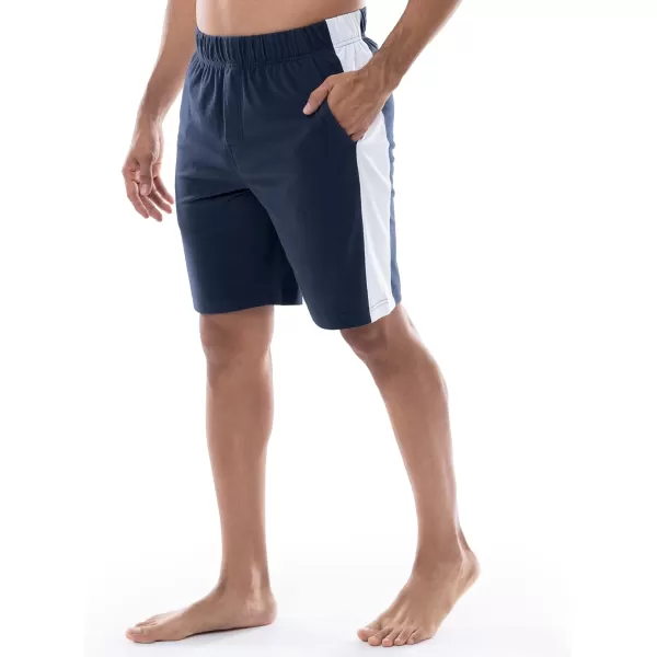 IZOD mens Cotton Polyester Jersey Sueded Jam Sleep Lounge Short