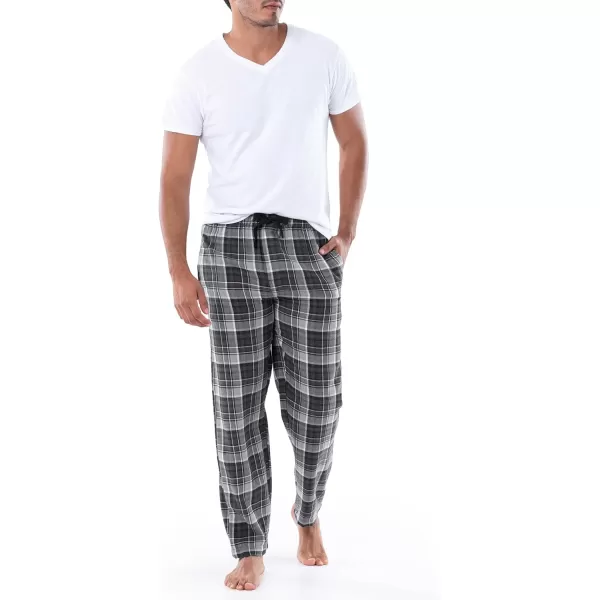 IZOD mens Heather Flannel Sleep Pant