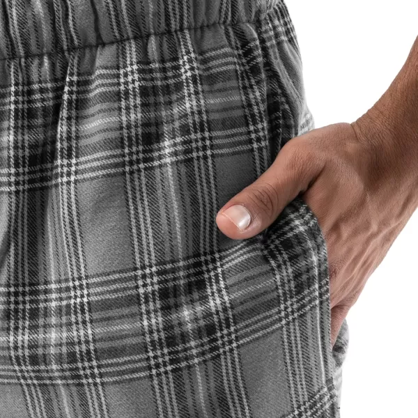 IZOD mens Heather Flannel Sleep Pant