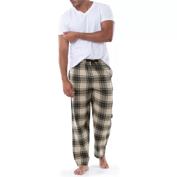 IZOD mens Heather Flannel Sleep Pant
