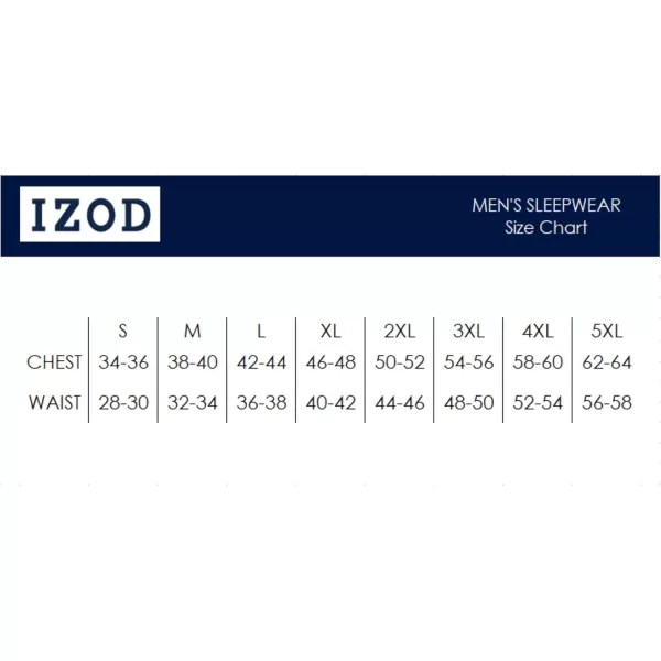 IZOD mens Printed Rayon Sleep Short
