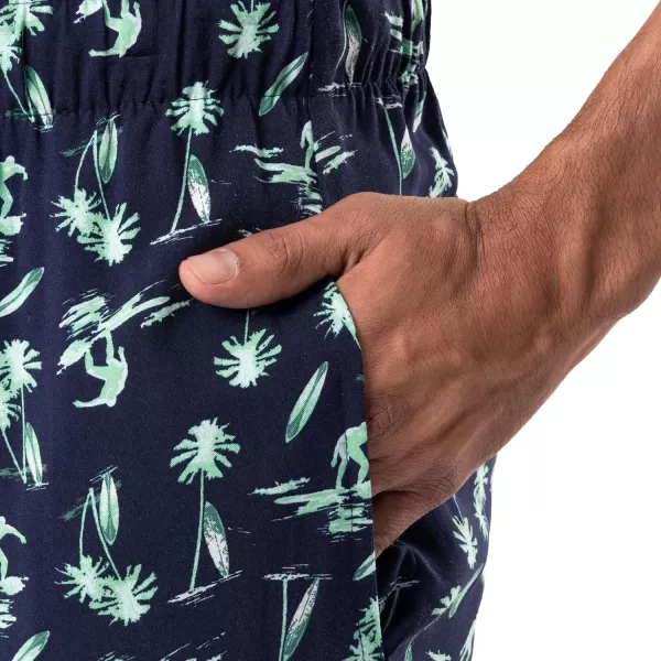 IZOD mens Printed Rayon Sleep Short
