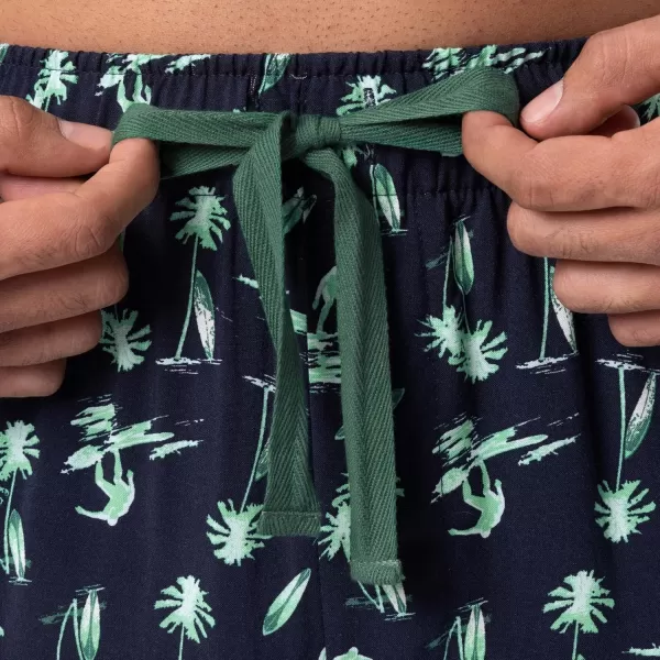 IZOD mens Printed Rayon Sleep Short