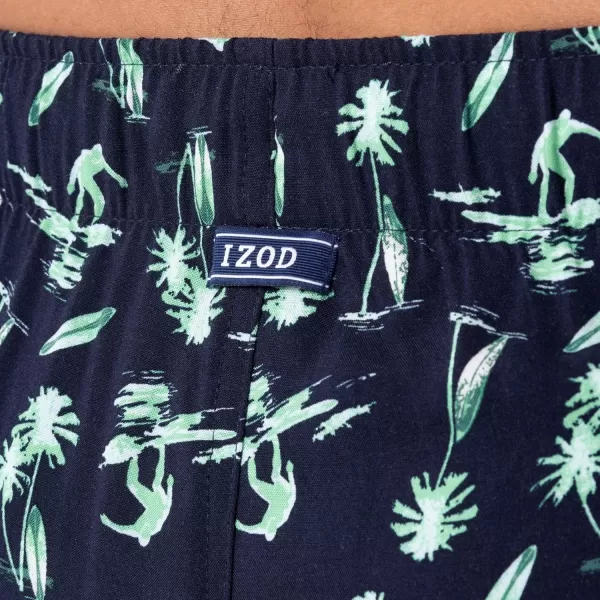 IZOD mens Printed Rayon Sleep Short