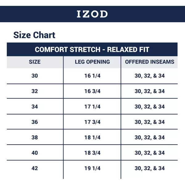 Izod Men's Comfort Stretch Denim Jeans