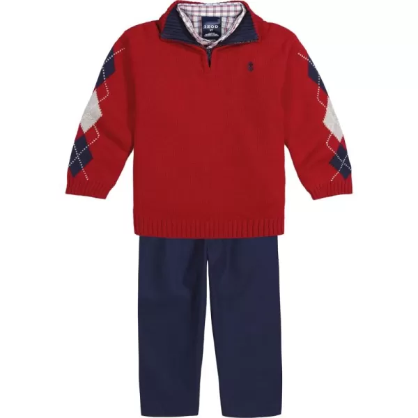 IZOD Boys' 3-piece Sweater, Dress Shirt, and Pants Set
