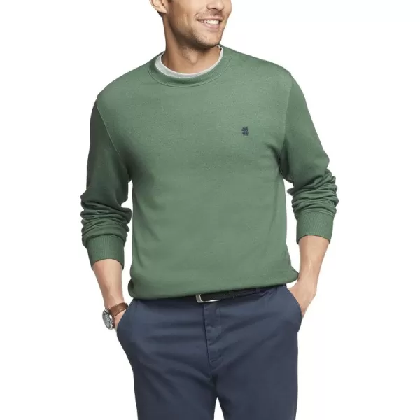 IZOD Men Advantage Performance Crewneck Fleece Pullover Sweatshirt