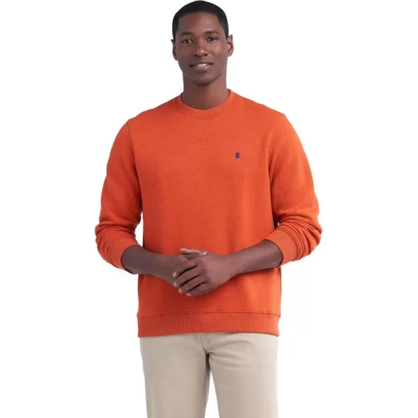 IZOD Men Advantage Performance Crewneck Fleece Pullover Sweatshirt