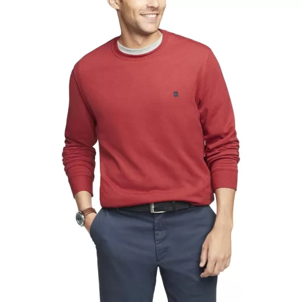 IZOD Men Advantage Performance Crewneck Fleece Pullover Sweatshirt