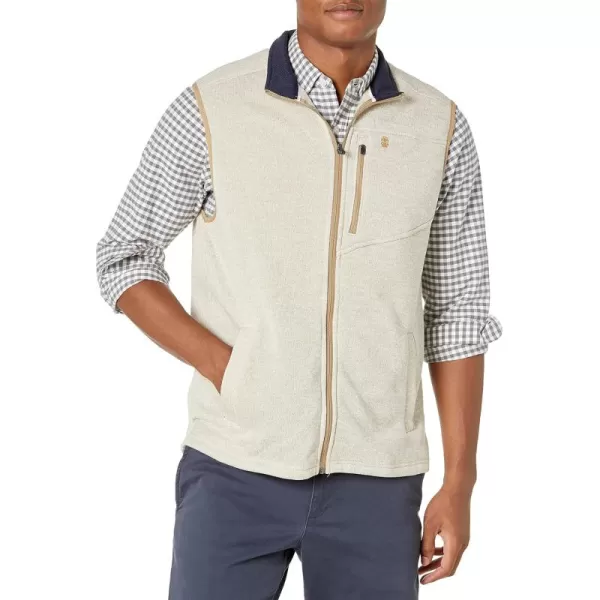 IZOD Men's Advantage Performance Full Zip Sweater Fleece Vest